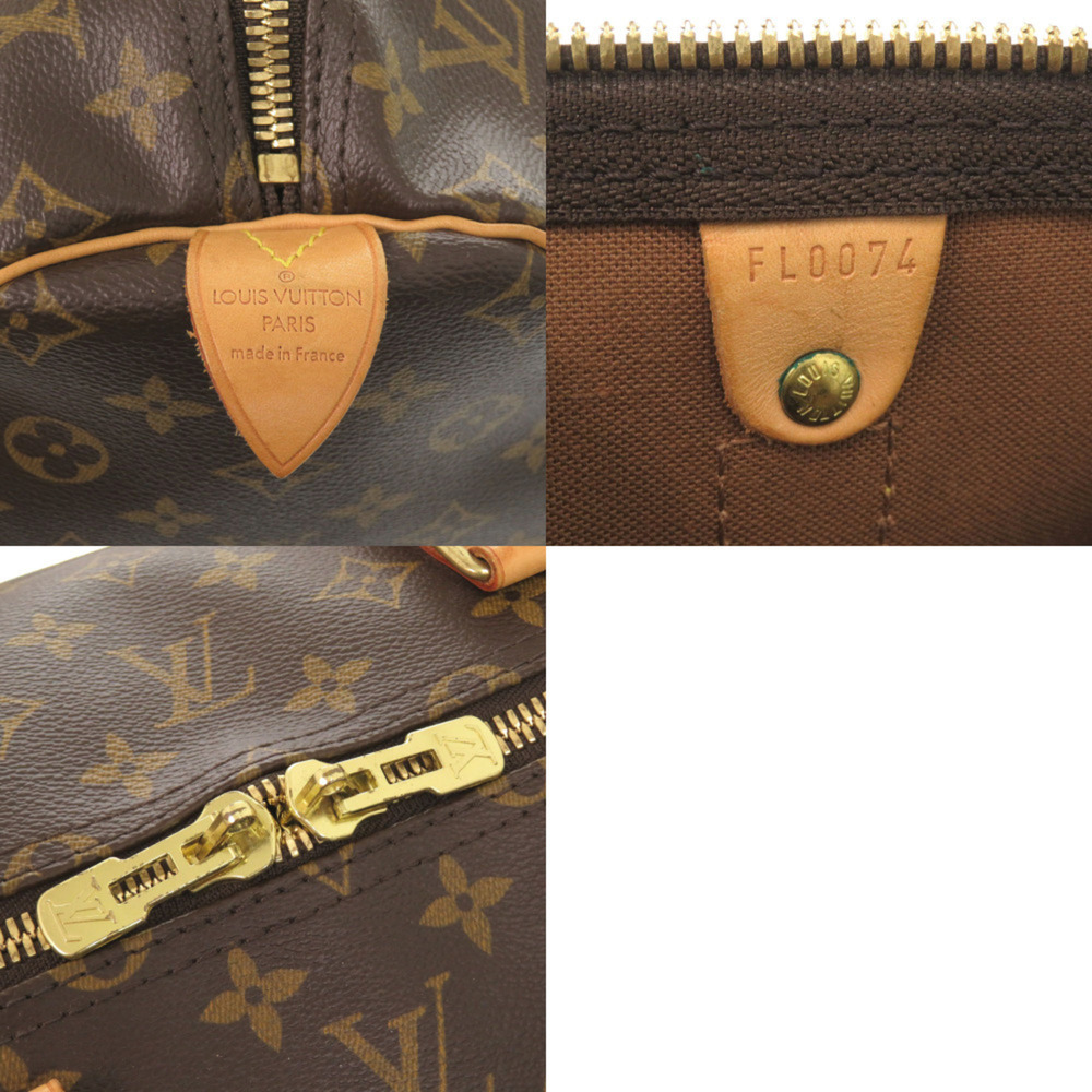LOUIS VUITTON Authentic Brown Monogram Keepall 55 Boston Bag - Picture 10 of 10